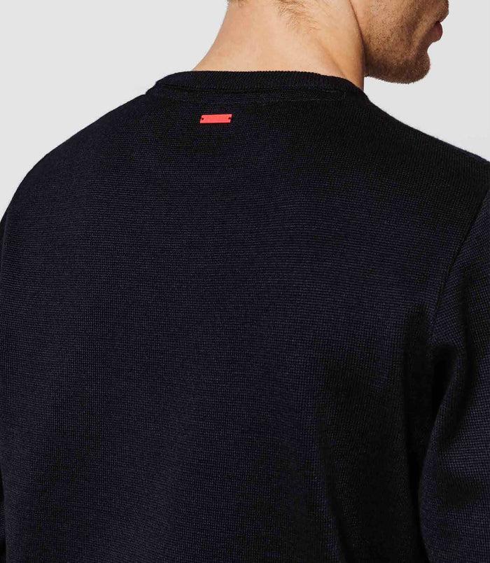 Izac Pull Marine Blason Poitrine