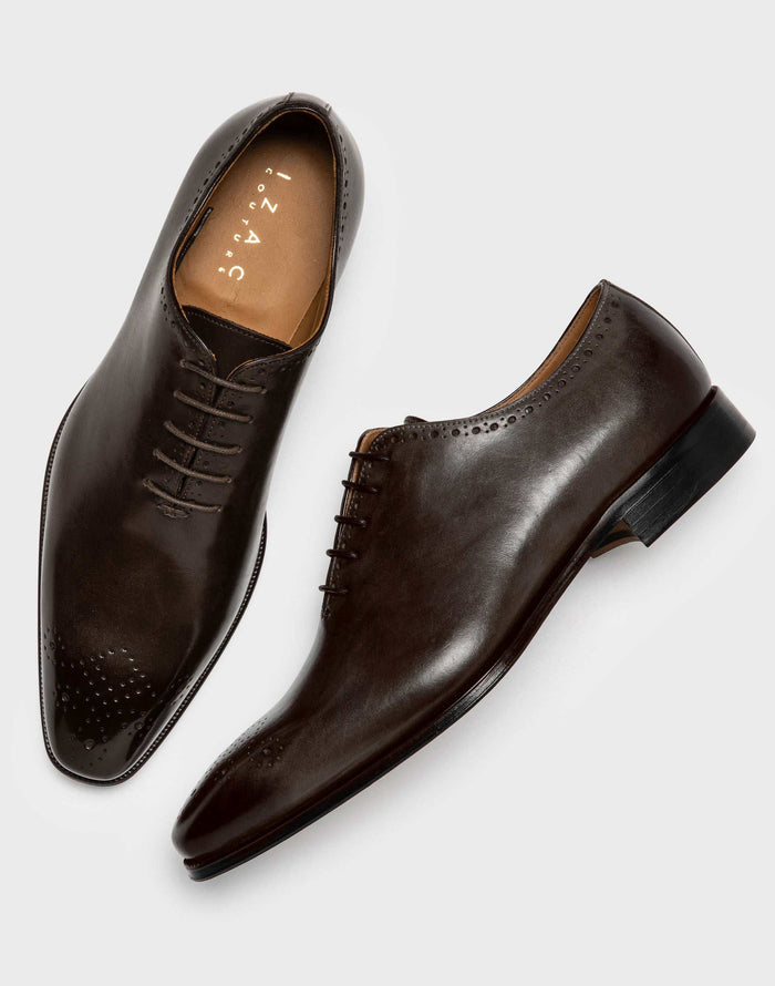 Izac Richelieu Bout Fleuri Marron