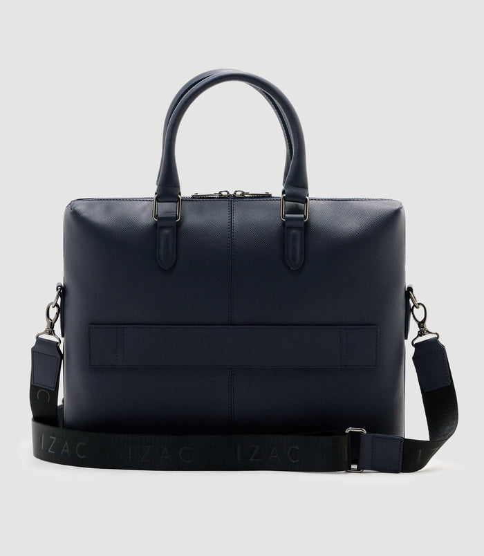 Izac Sac En Cuir Marine
