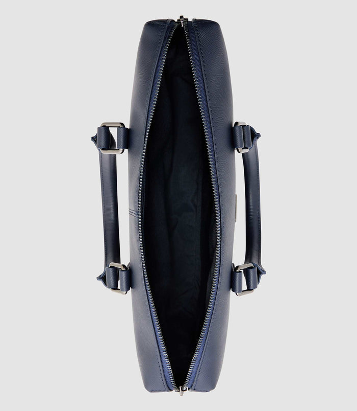 Izac Sac En Cuir Marine