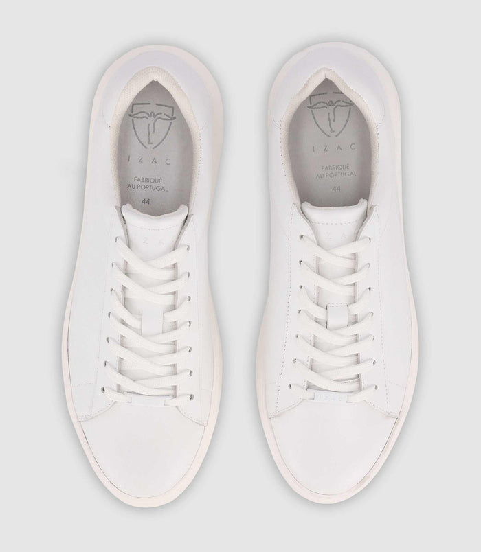 Izac Sneakers à Lacets Blanches