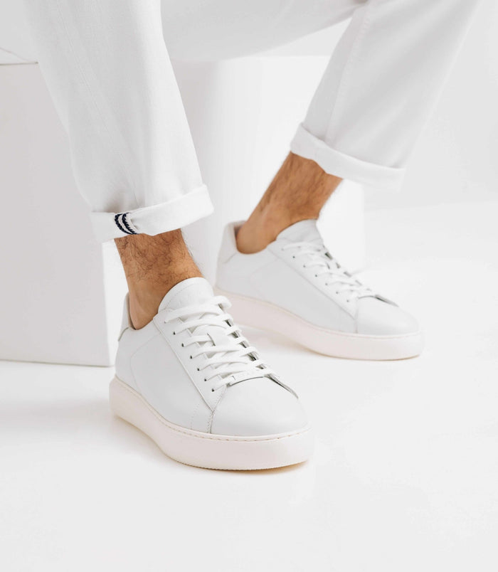 izac Sneakers à lacets blanches