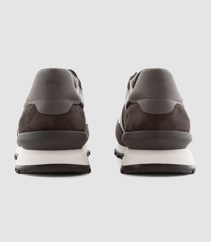 Izac Sneakers En Cuir Noir "Champion"