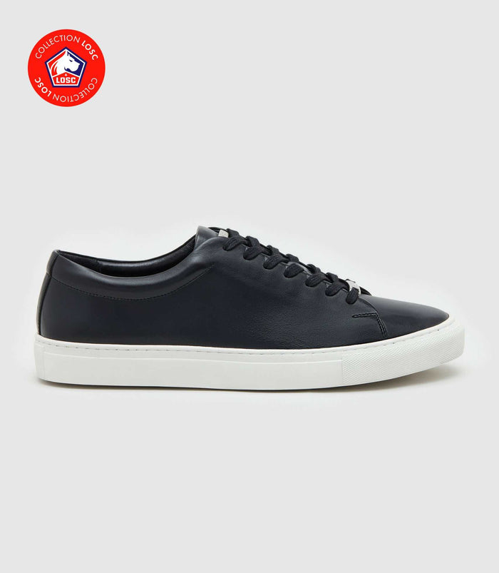 izac Sneakers en cuir noir "Penny"