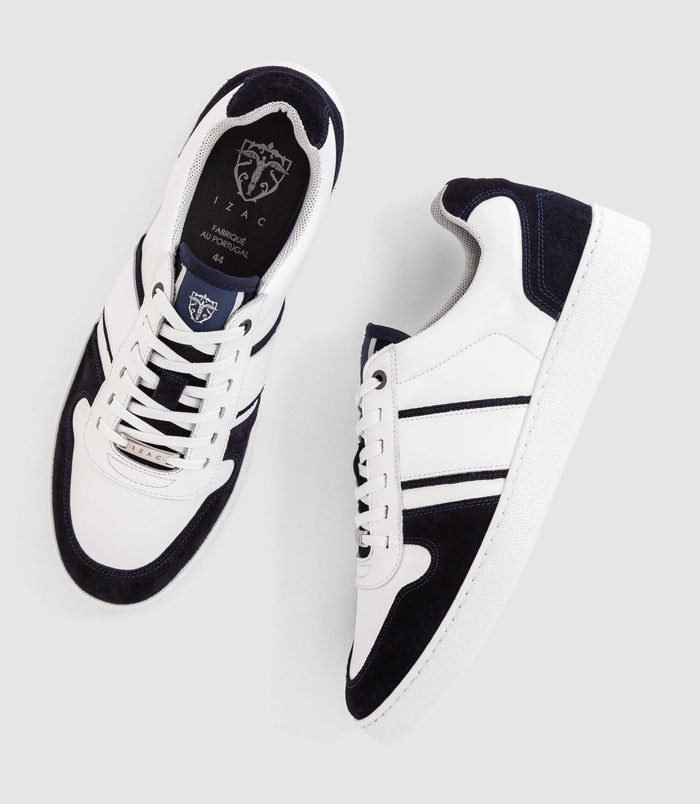 Izac Sneakers Marine-blanche "Gaspard"
