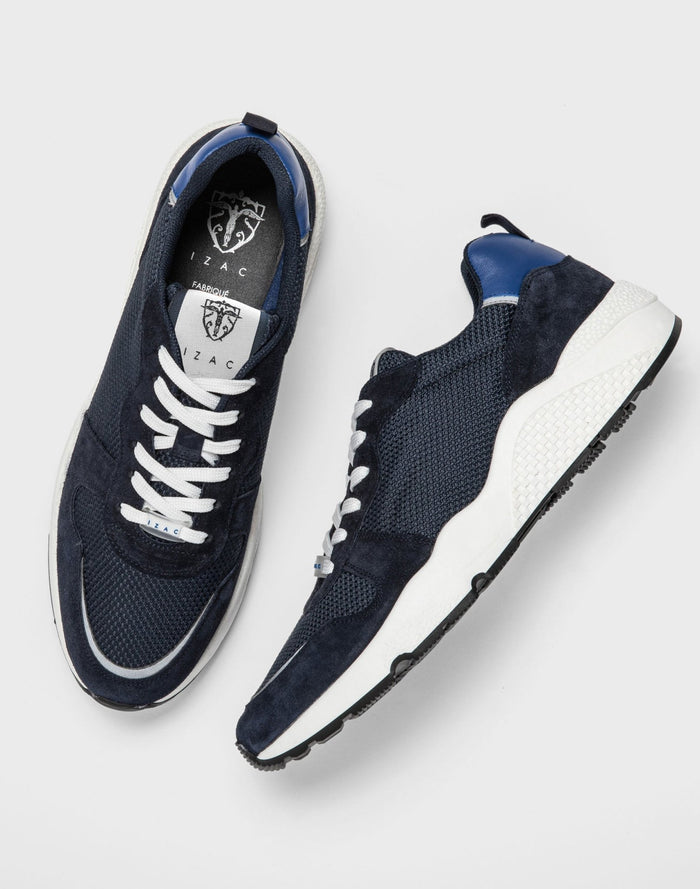 Izac Sneakers Marine Et Bleu