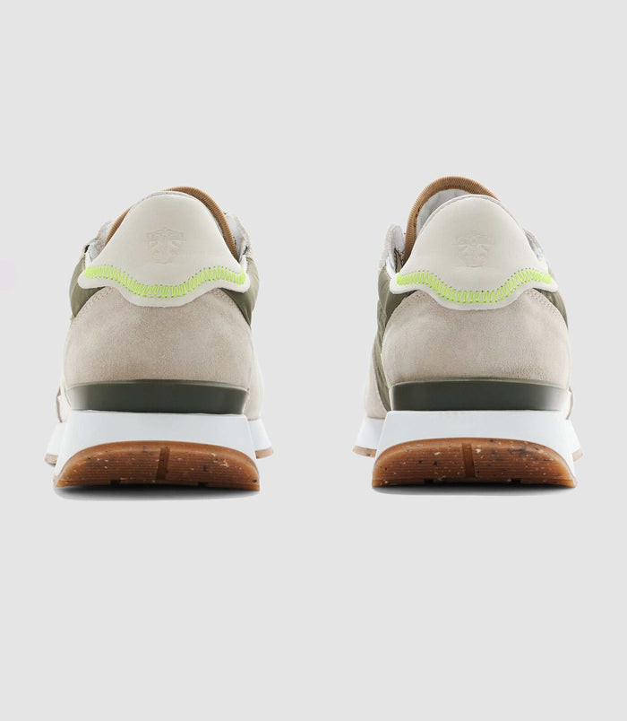 Izac Sneakers Taupe Et Kaki "Edisson"