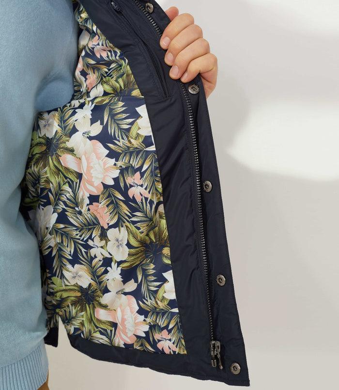 Izac Surchemise Matelassée Marine "Campus"