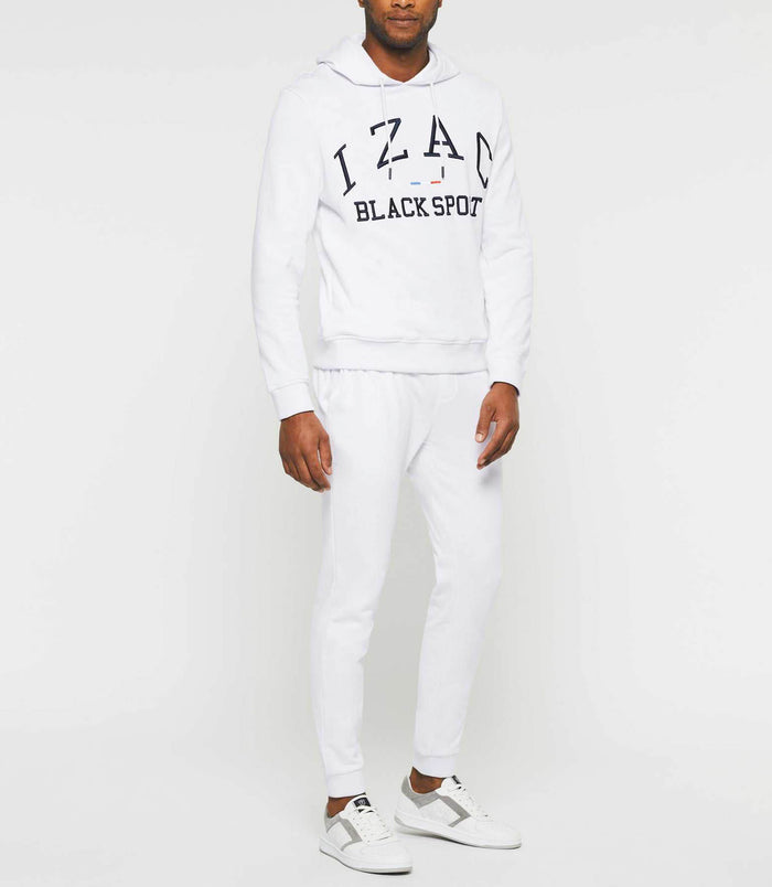 izac Sweat à capuche blanc "Swdenis"