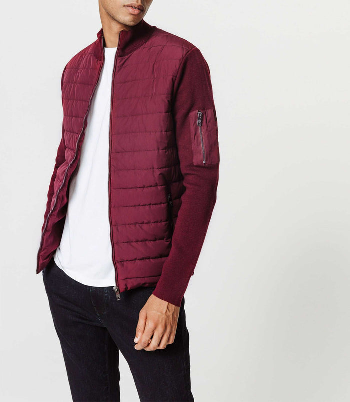 izac Sweat bimatière bordeaux