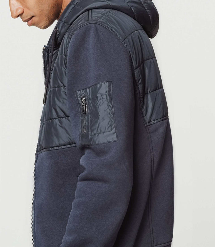 Izac Sweat Capuche Marine