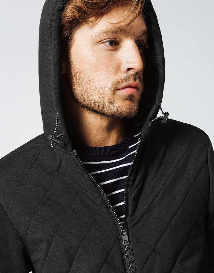 Izac Sweat Capuche Noir