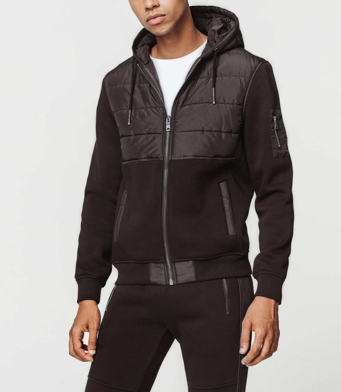 izac Sweat capuche noir