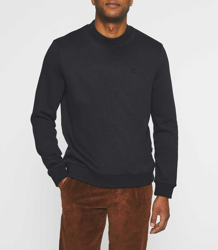 Izac Sweat Col Rond Uni Marine SWBENJI