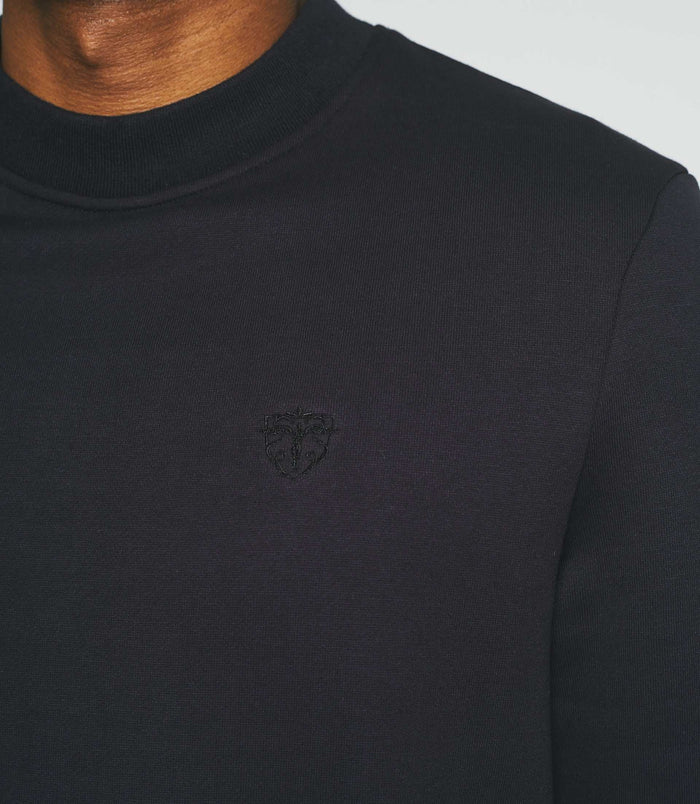 Izac Sweat Col Rond Uni Marine SWBENJI