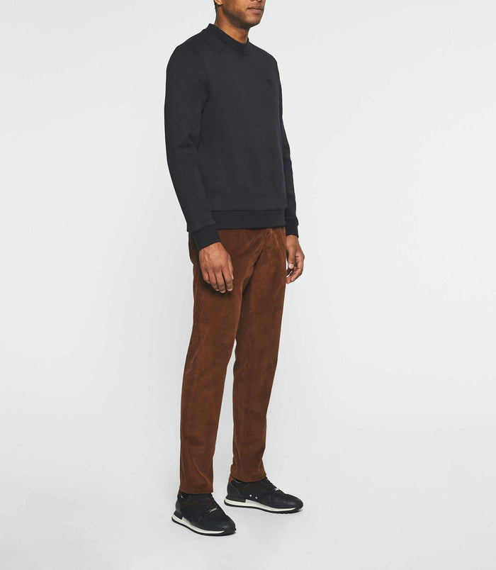 izac Sweat col rond uni marine SWBENJI