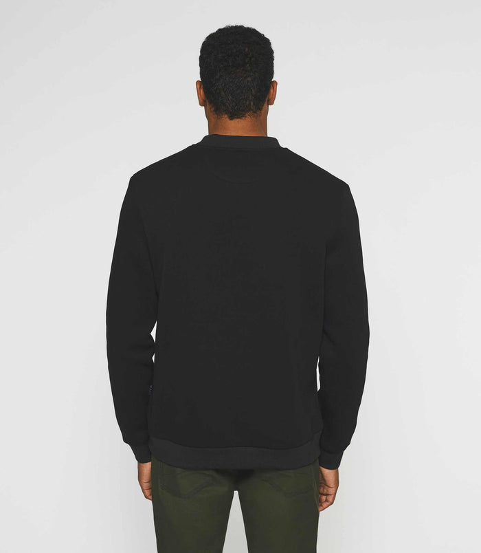 Izac Sweat Col Rond Uni Noir SWBENJI