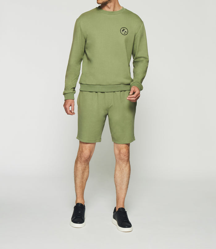 izac Sweat manches longues kaki SWDARREN