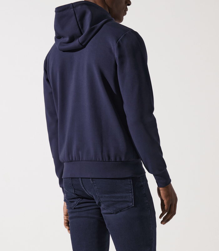 Izac Sweat Zippé à Capuche Marine