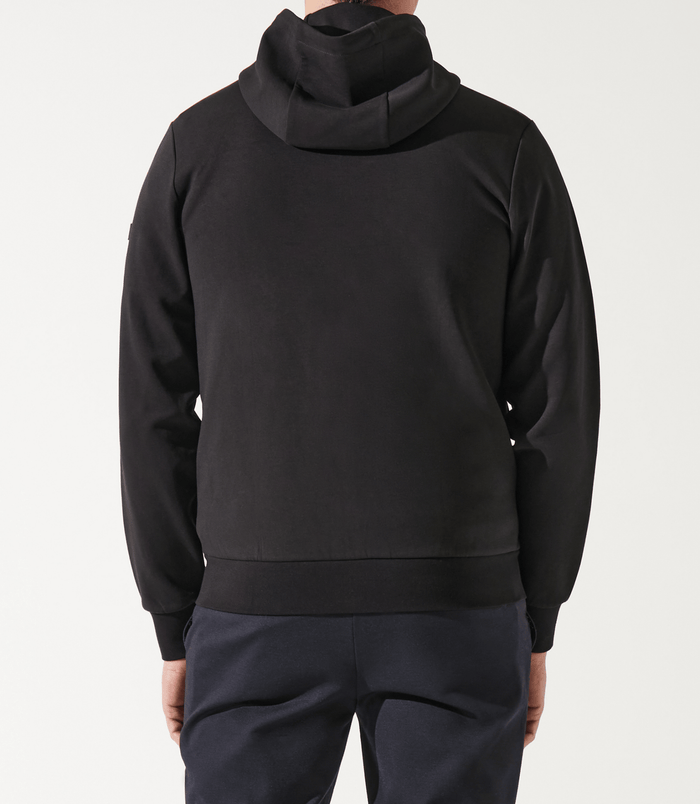 Izac Sweat Zippé à Capuche Noir