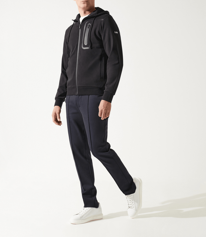 izac Sweat zippé à capuche noir