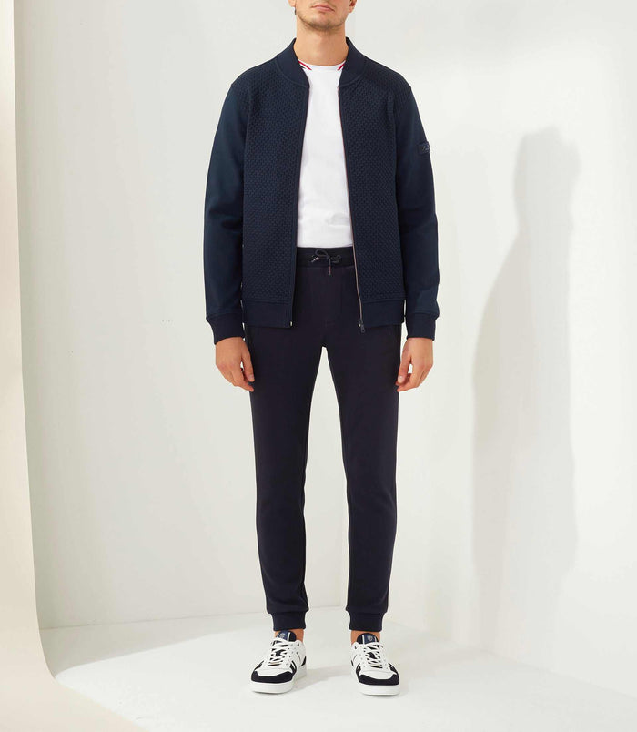 Izac Sweat Zippe Marine "SWFabio"