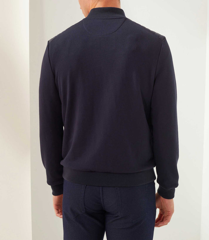Izac Sweat Zippé Marine "Swfantin"