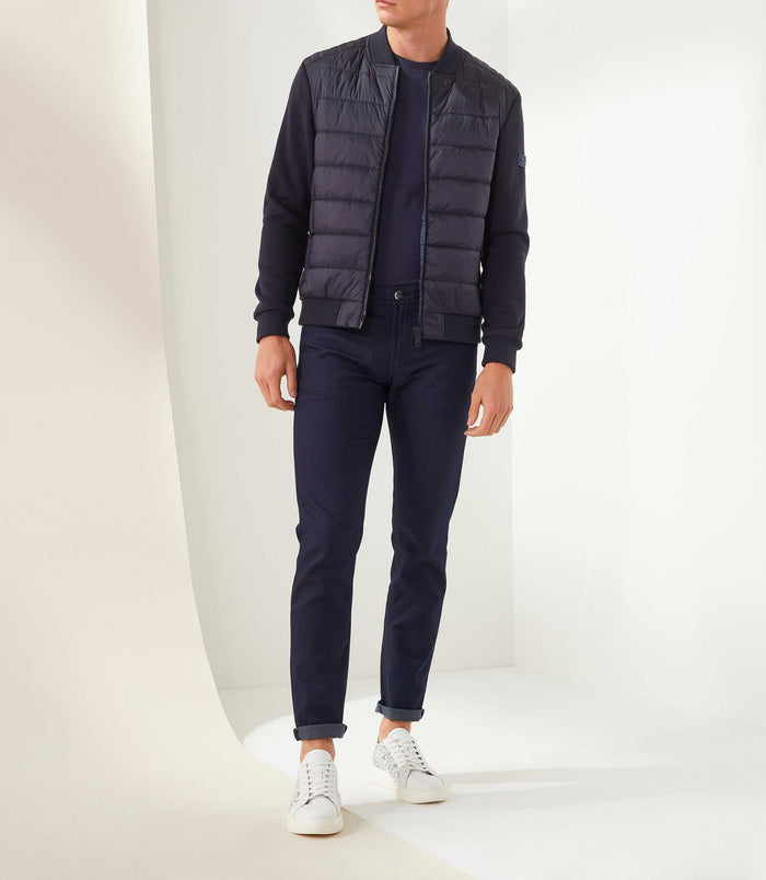 izac Sweat zippé marine "Swfantin"