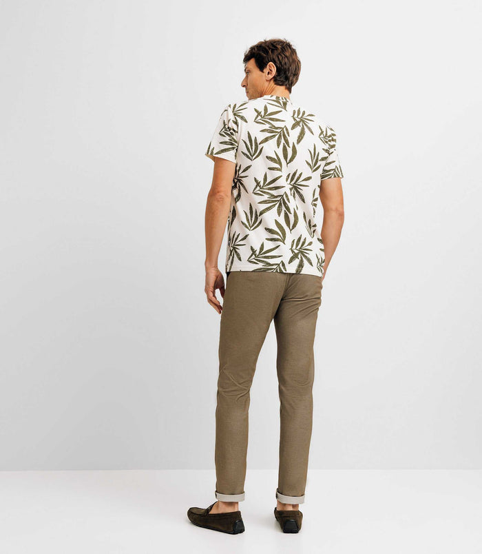 Izac T-shirt à Fleurs écru