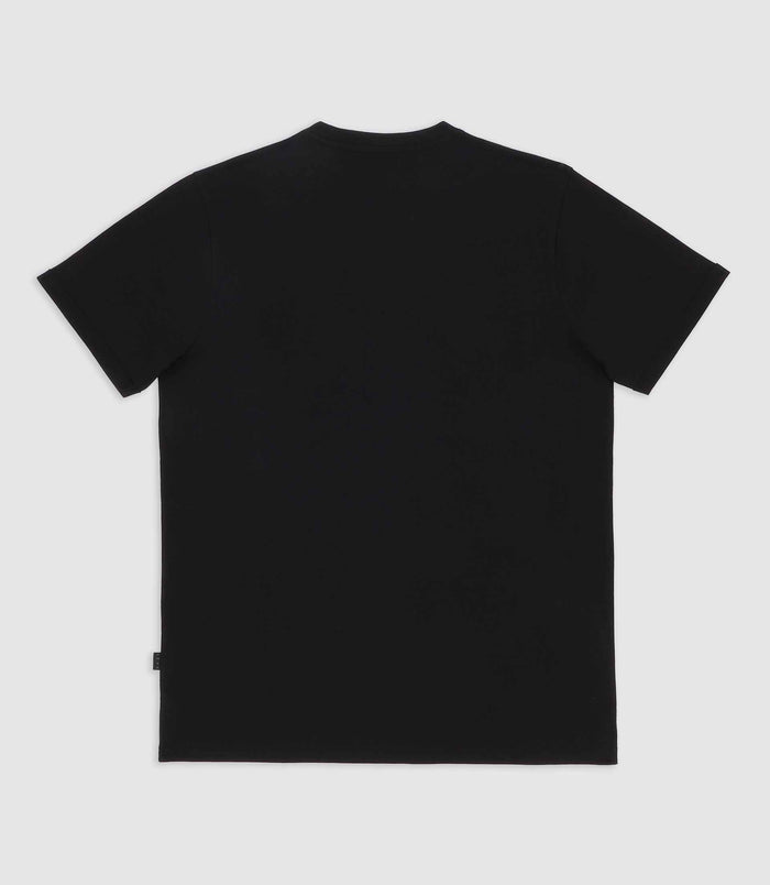 Izac T-shirt à Manches Courtes à Imprimé Noir GARY