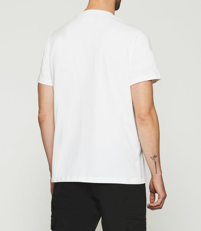 Izac T-shirt à Manches Courtes Uni Blanc GABRIEL