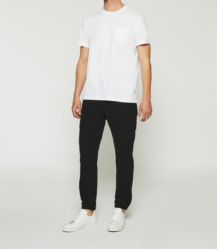 izac T-shirt à manches courtes uni blanc GABRIEL