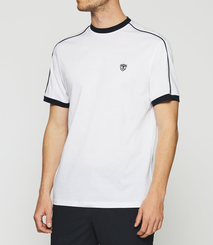 Izac T-shirt à Manches Courtes Uni Blanc GILLIAN