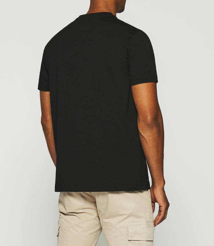 Izac T-shirt à Manches Courtes Uni Noir GABRIEL