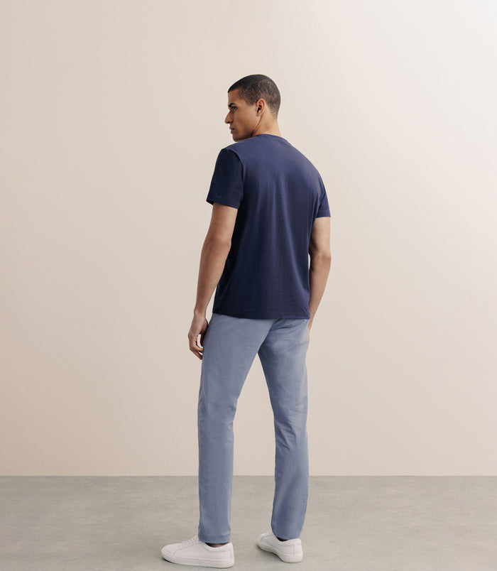 Izac T-shirt à Poche Marine