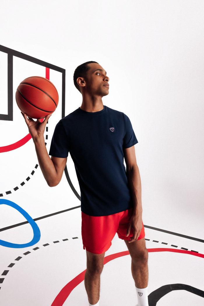 Izac T-shirt Avec Broderie Marine