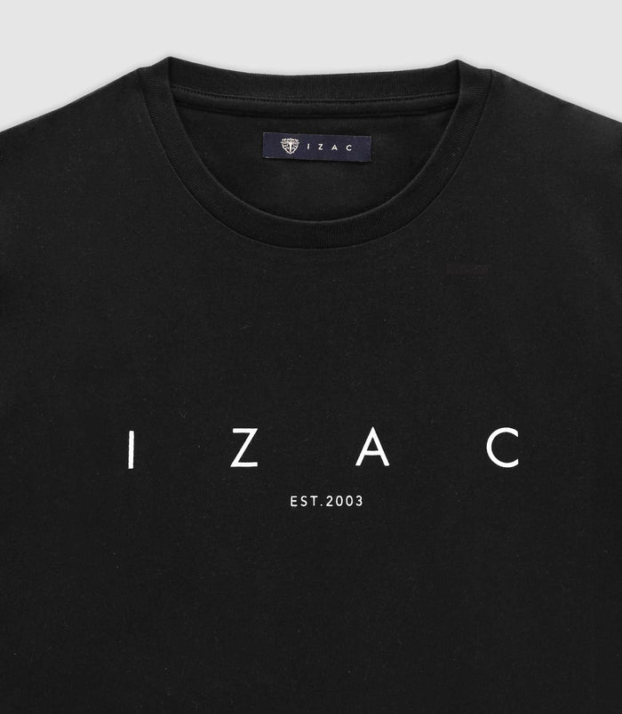 Izac T-shirt Avec écriture Noir
