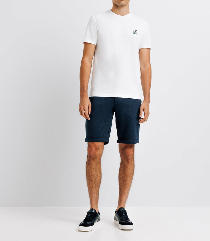 izac T-shirt avec imprimé blanc