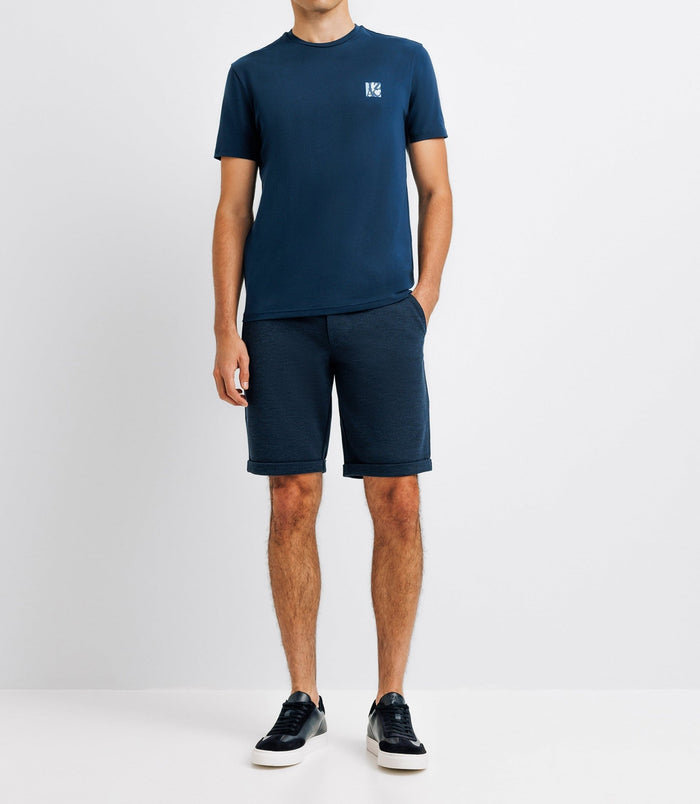 izac T-shirt avec imprimé marine