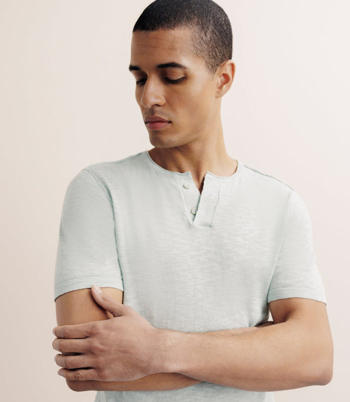 Izac T-shirt Boutonné Vert