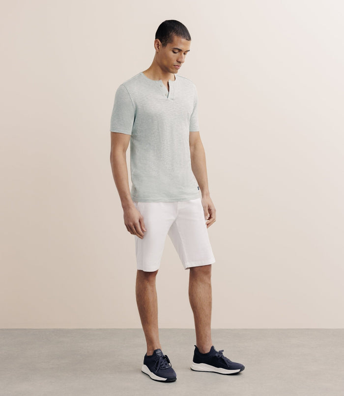 Izac T-shirt Boutonné Vert