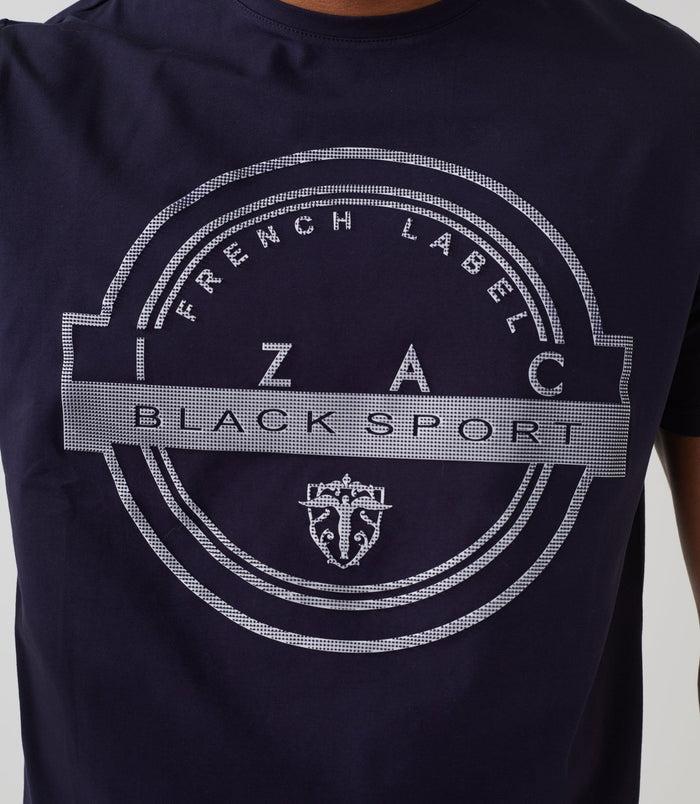 Izac T-shirt Col Rond Avec Logo Marine "Hamilton"