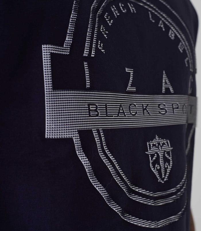 Izac T-shirt Col Rond Avec Logo Marine "Hamilton"
