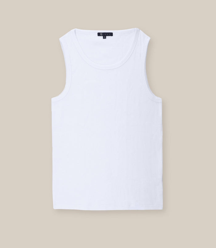 izac T-shirt col rond basique blanc