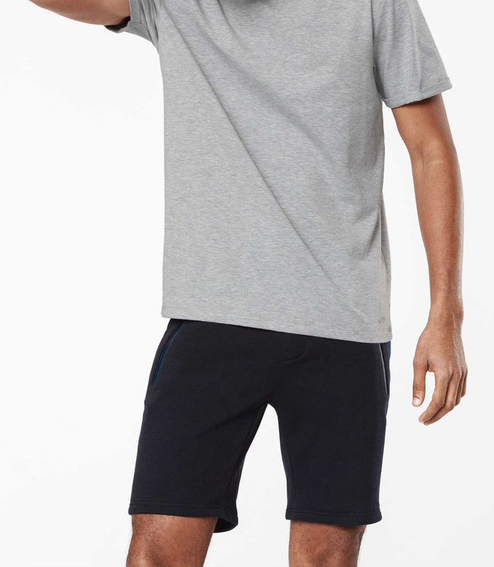 izac T-shirt col rond gris chiné "Reloz"