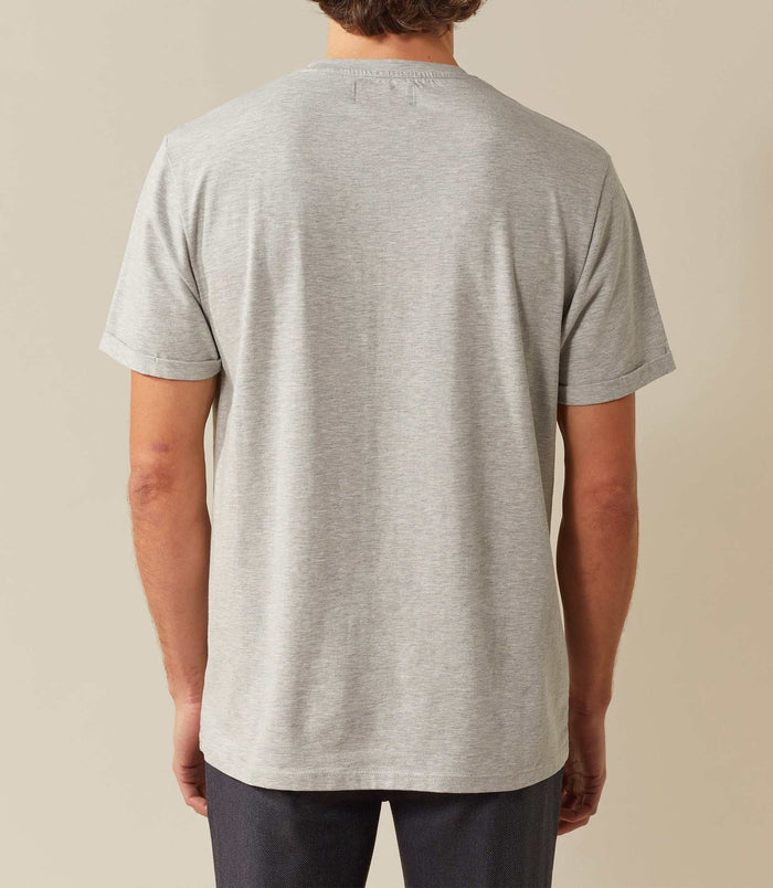 Izac T Shirt Col Rond Gris-chine "Xana"