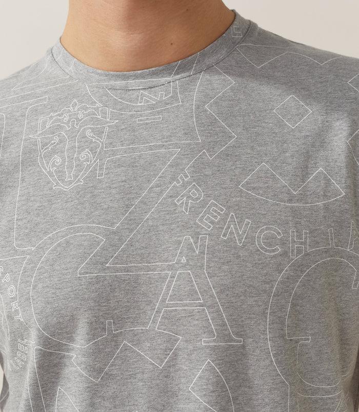 Izac T-shirt Col Rond Gris-chiné "Xanix"