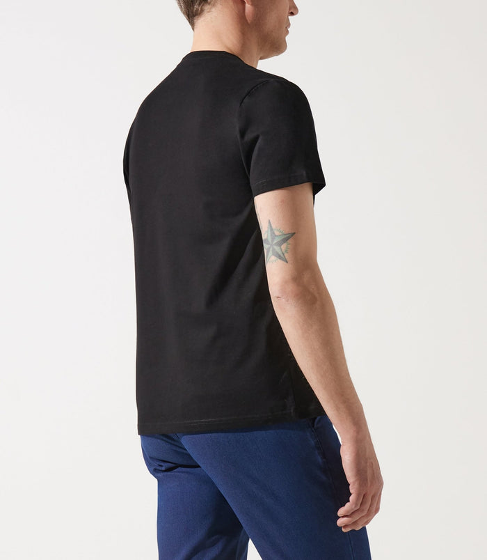 Izac T-shirt Col Rond Poche Logo Noir GABRIEL