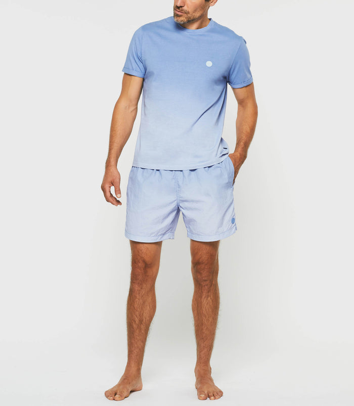 izac T-shirt dégradé bleu ciel "Guyto"