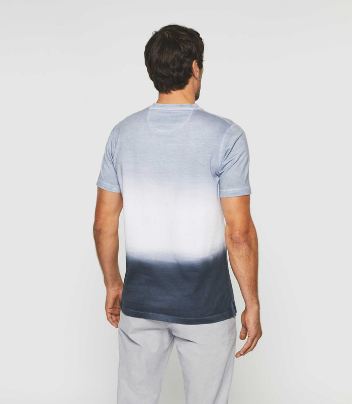 Izac T-shirt Dégradé Gris Et Blanc "Gavin"